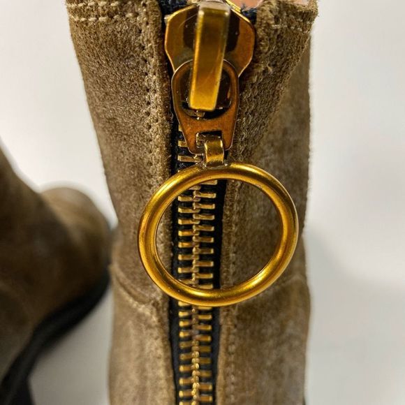 Leather ankle high booties - Picture 4 of 10